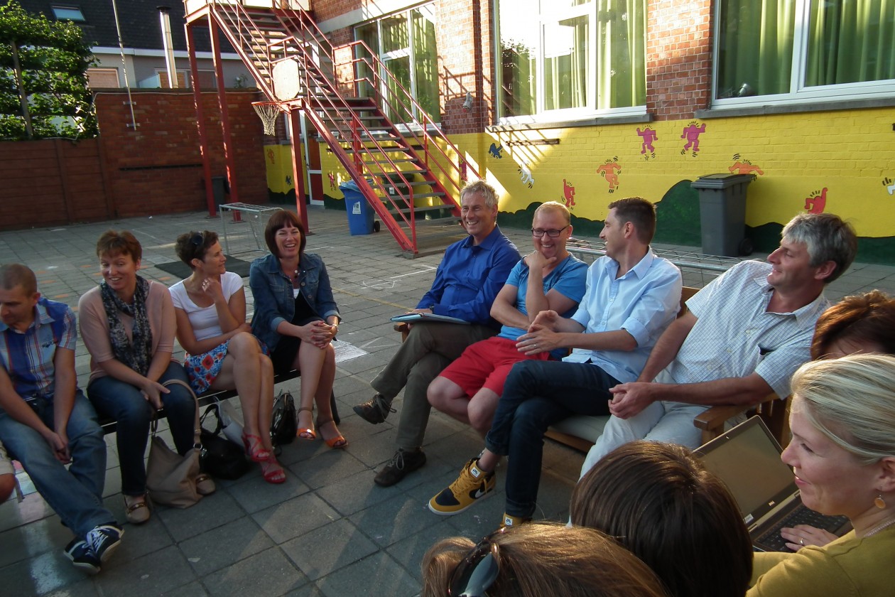 Openluchtvergadering voor het oudercomité
