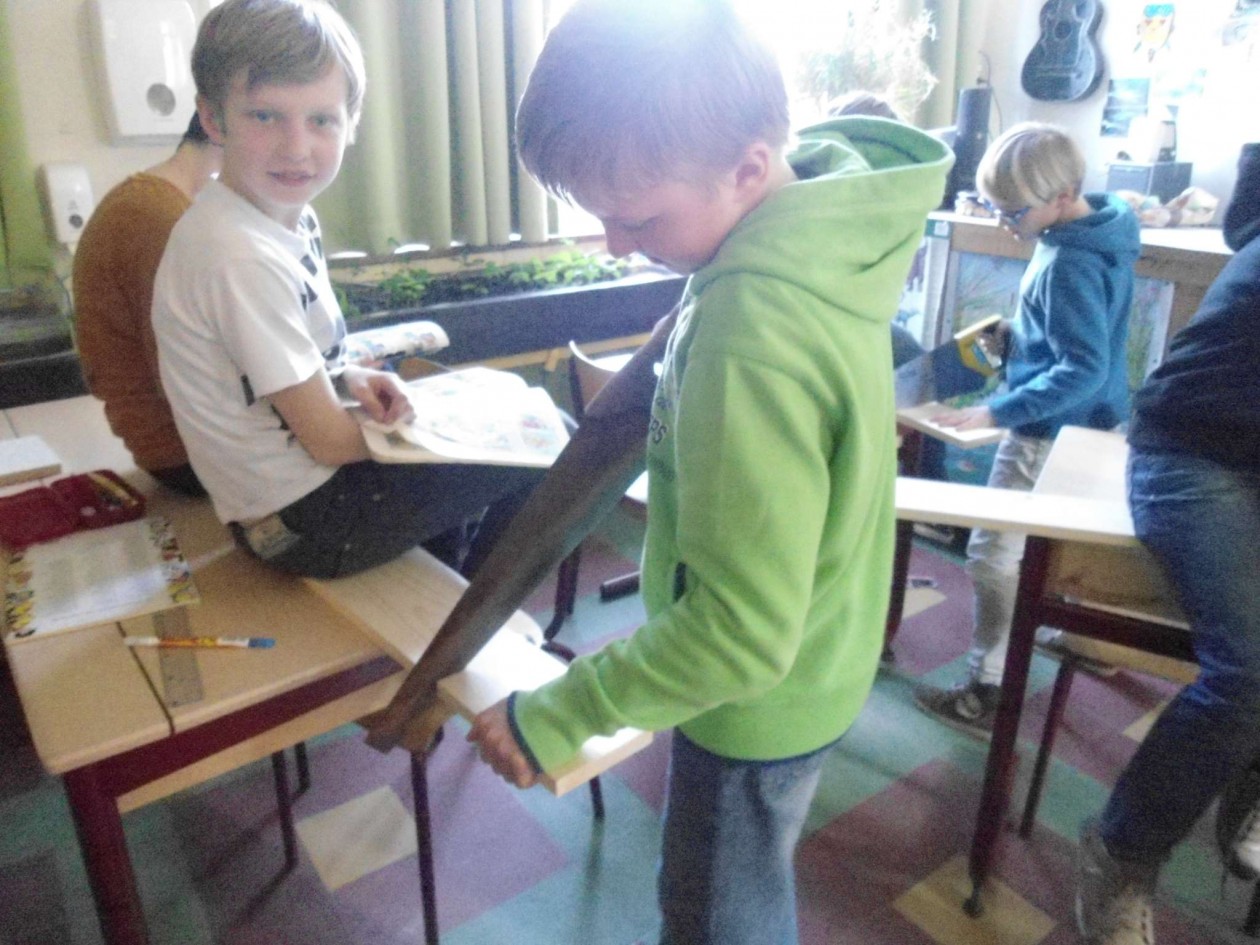 4B Droomschip knutselen