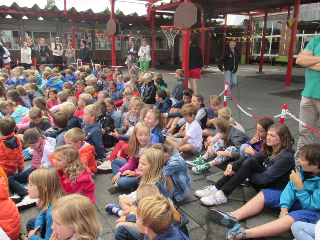 Muzisch slot op de eerste schooldag