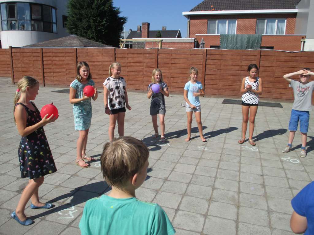 5C Maaltafelspelletjes met water 5C
