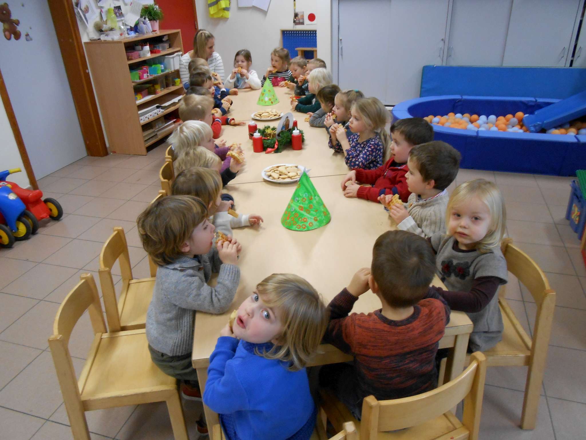 1KB Kerstfeest in de klas