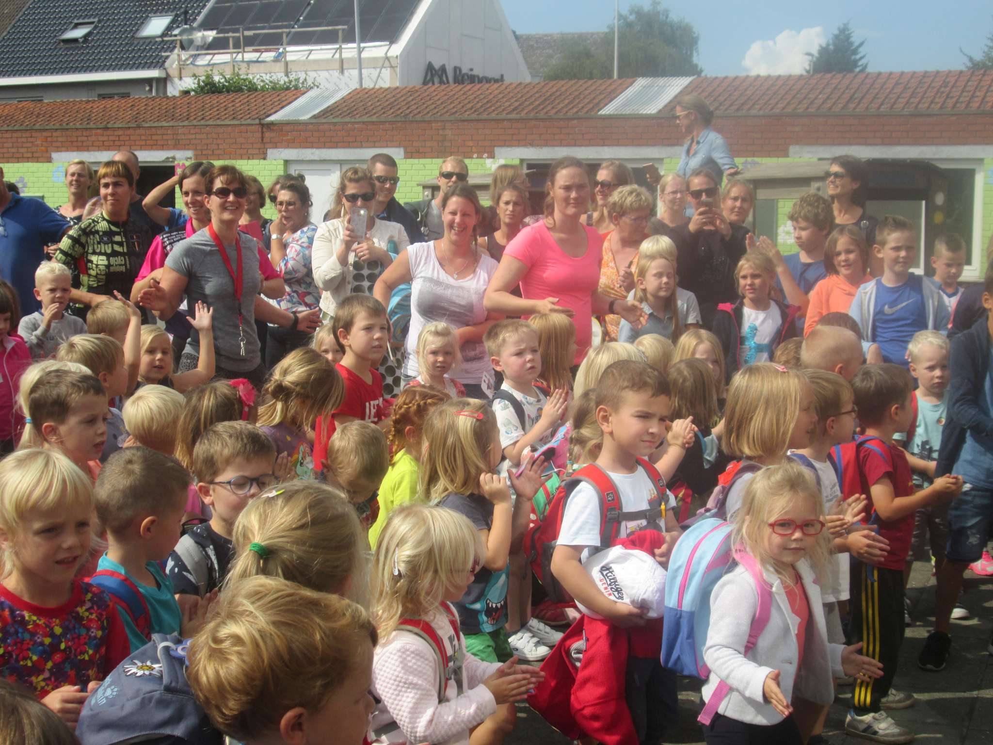 We sluiten de eerste schooldag af!