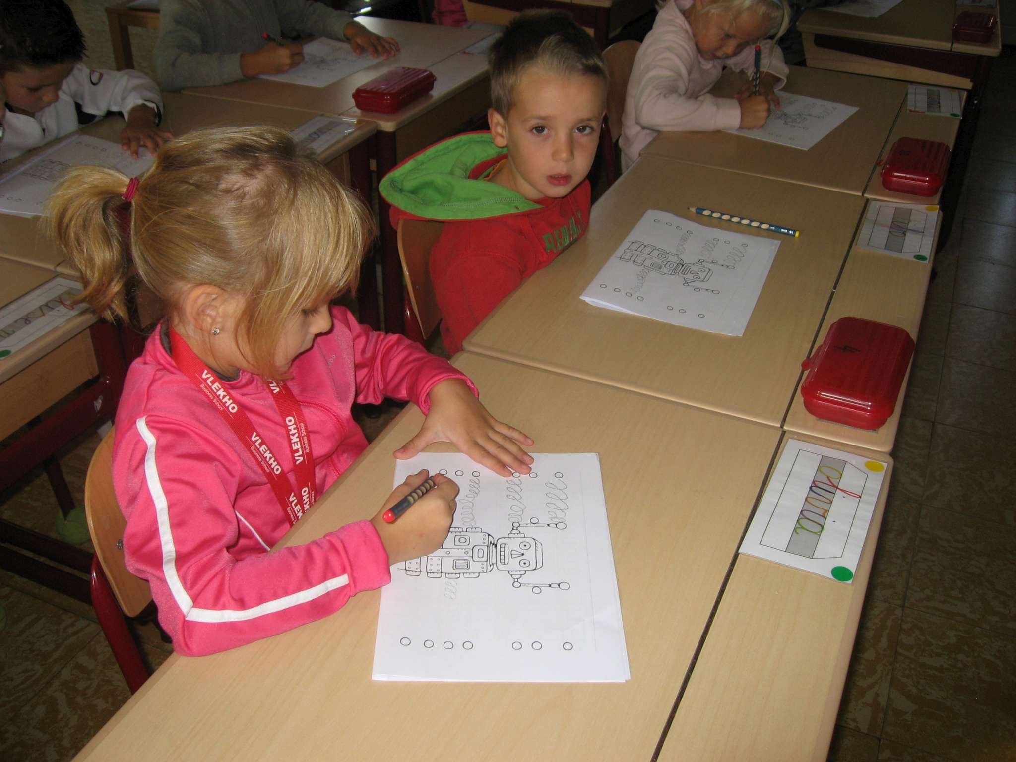 Schrijven in ons werkschrift 1B