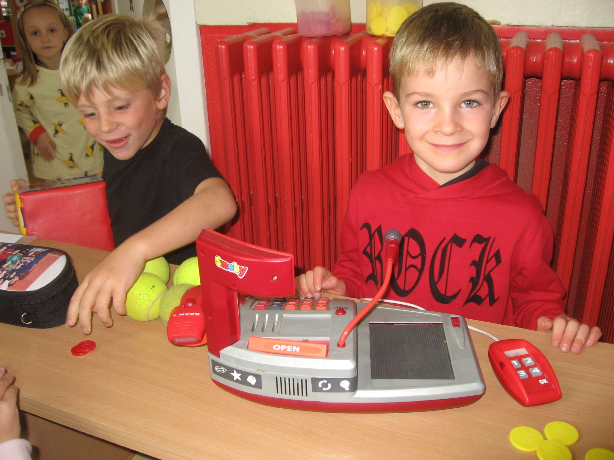 Winkelen bij juf Evelien 1B