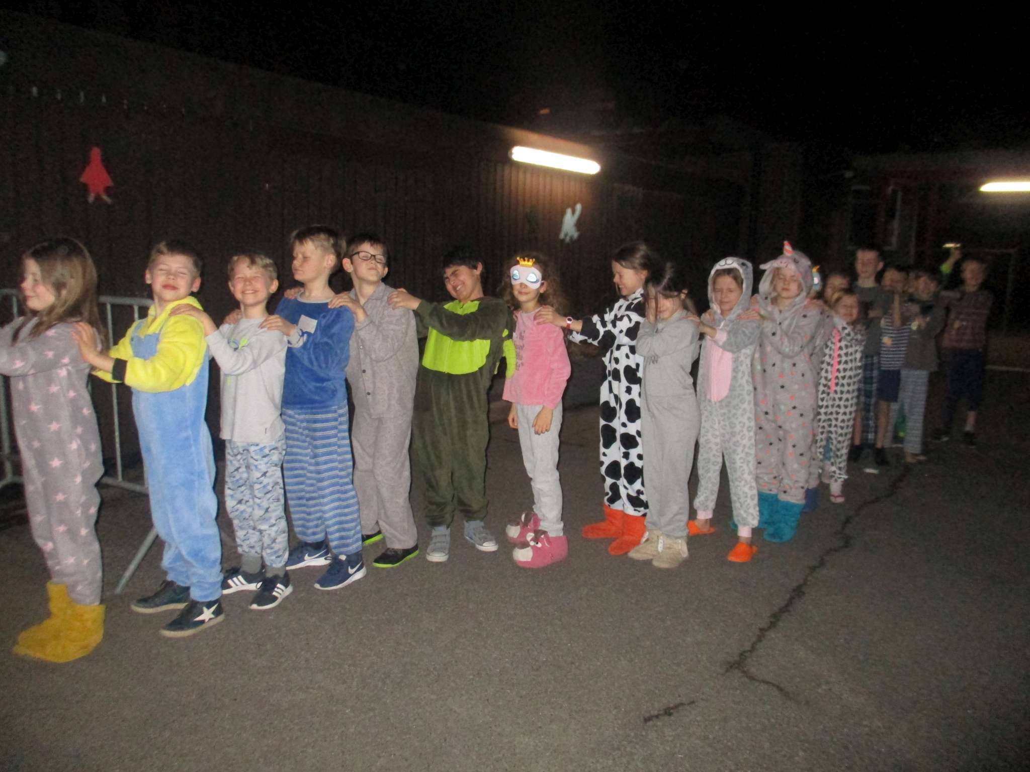 3ABC We slapen op school