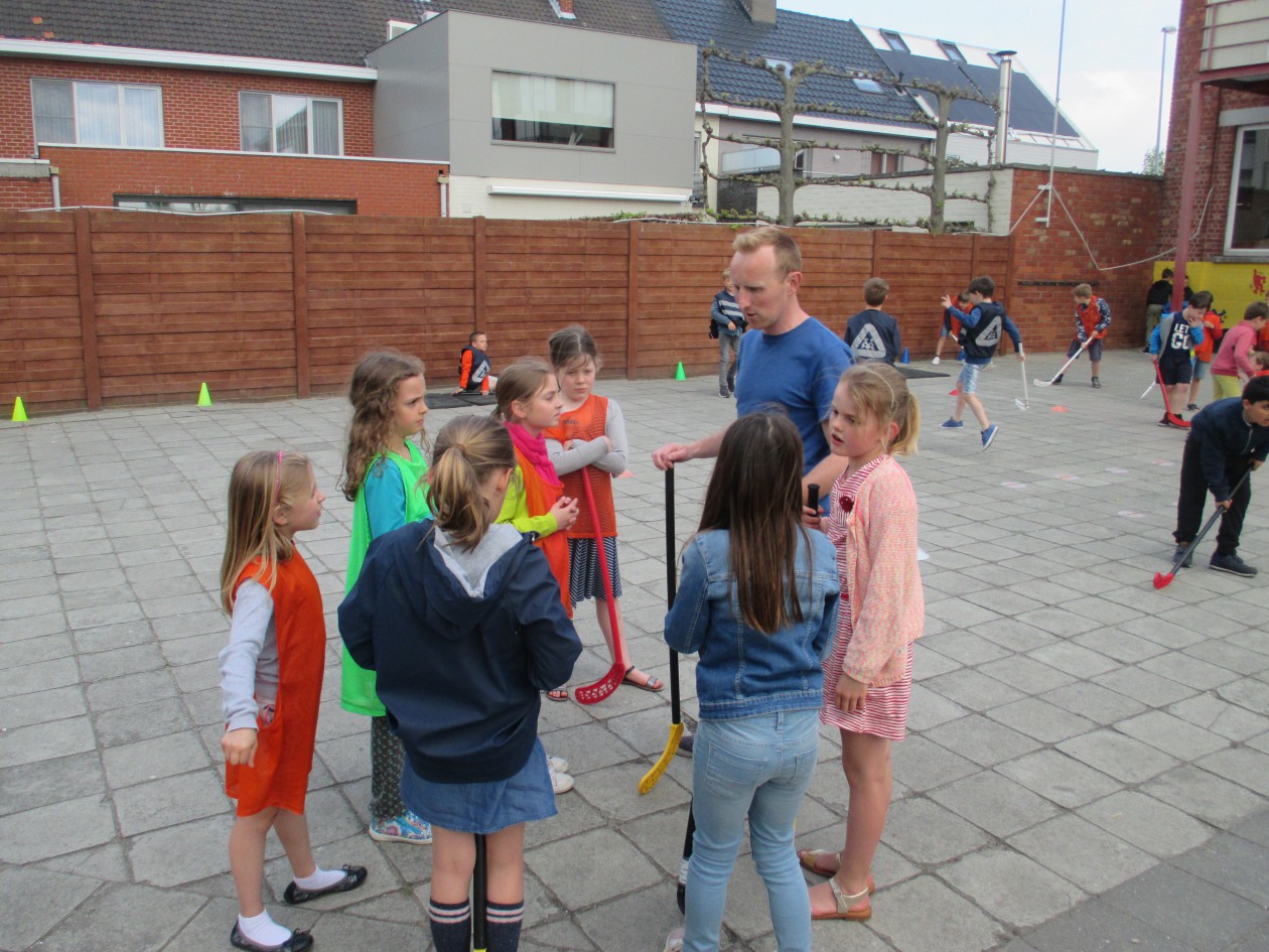 Fit en gezond: Red Panters en Red Lions op Sint-Jozef