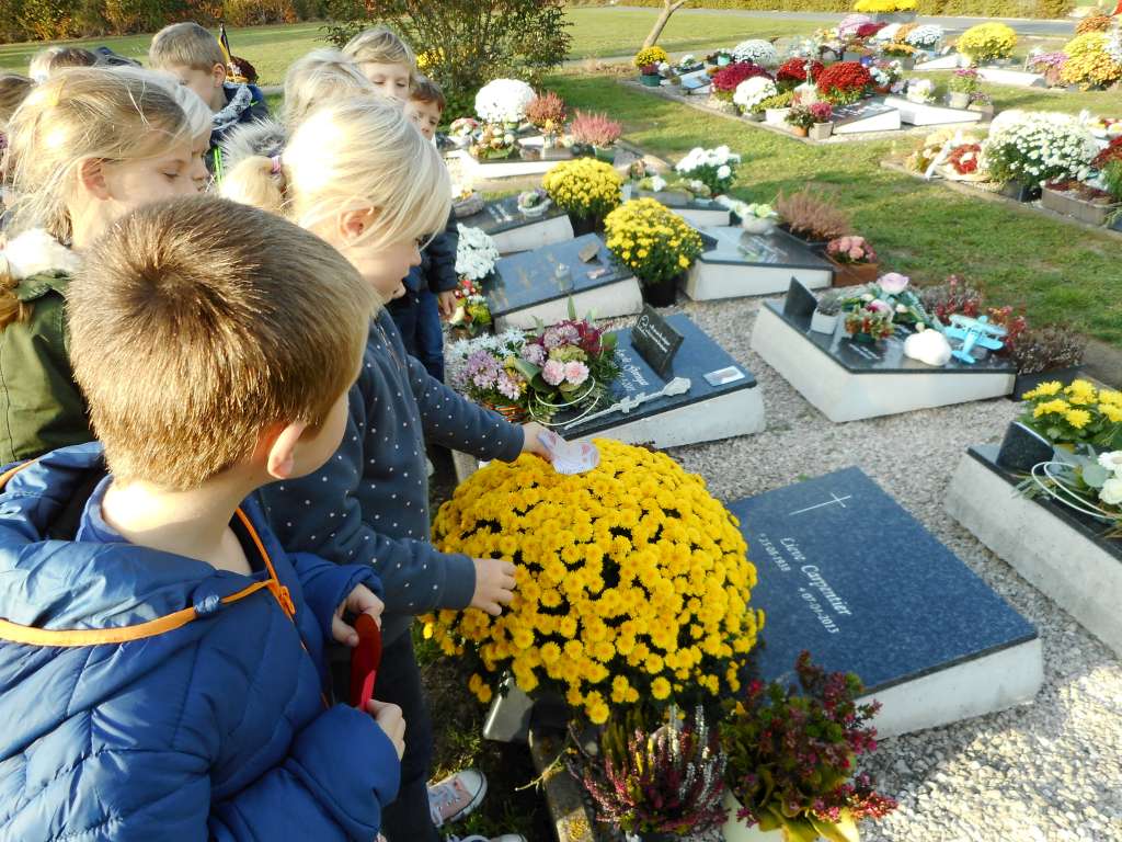 1B Bezoek aan het kerkhof