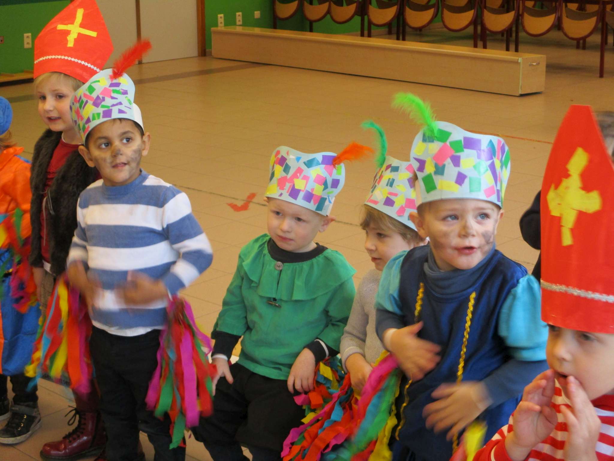 De Sint op bezoek in Sint-Jozef