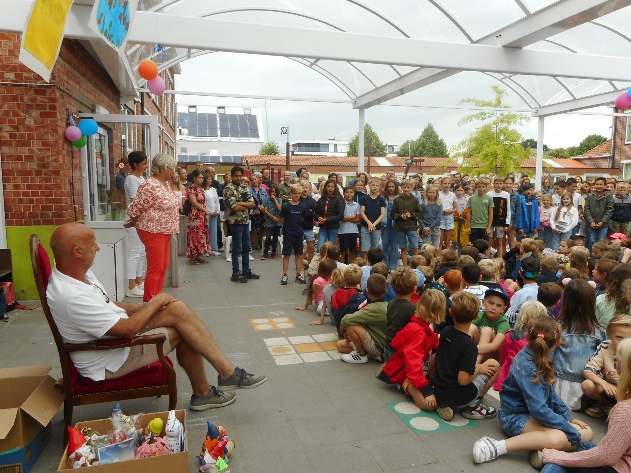 Slotmomen en afscheid van meester Dirk
