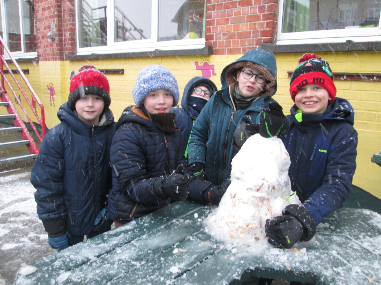 Sneeuwpret op Sint-Jozef