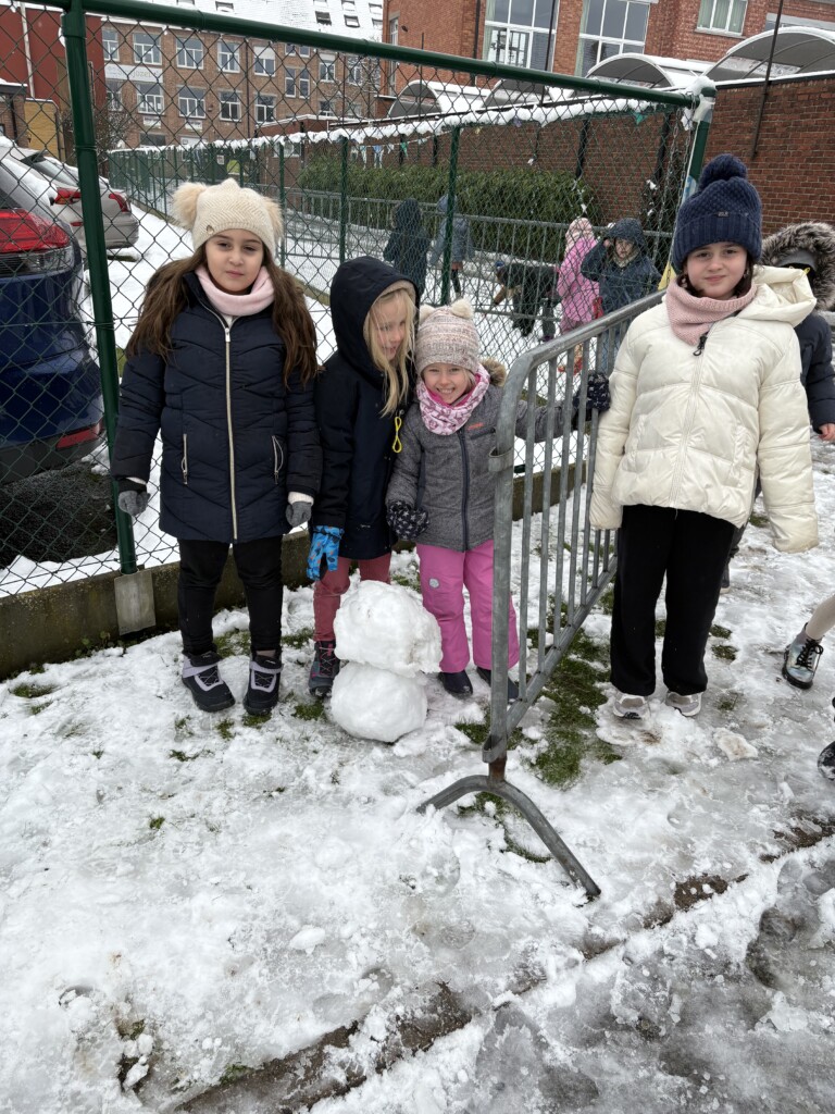 1B Spelen in de sneeuw
